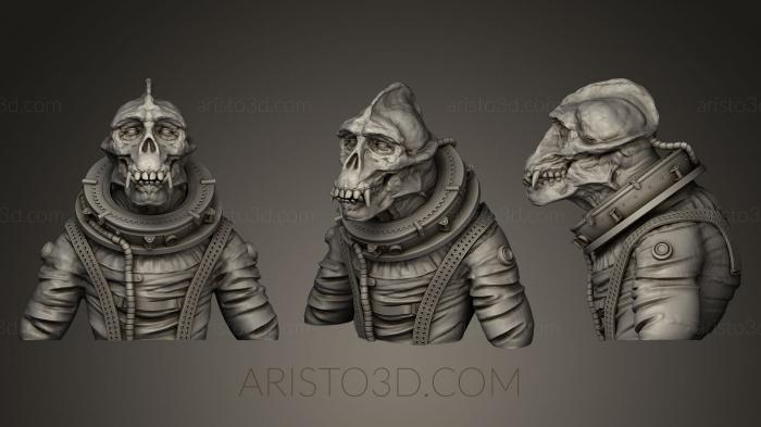 Busts of heroes and monsters (BUSTH_0349) 3D model for CNC machine